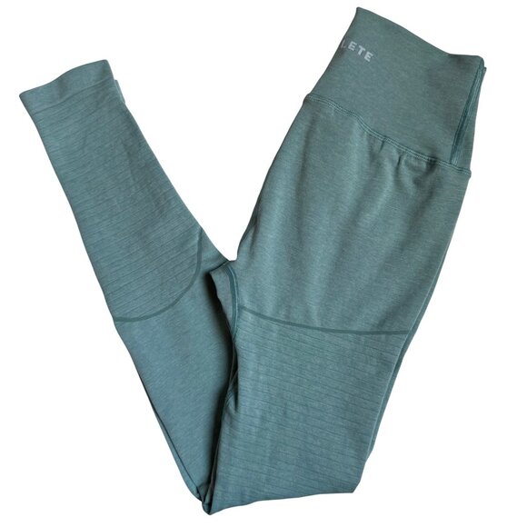 Alphalete Teal / Jade Revival R6 Leggings - Size Medium - Picture 1 of 11